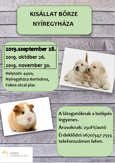 Kisállat börze